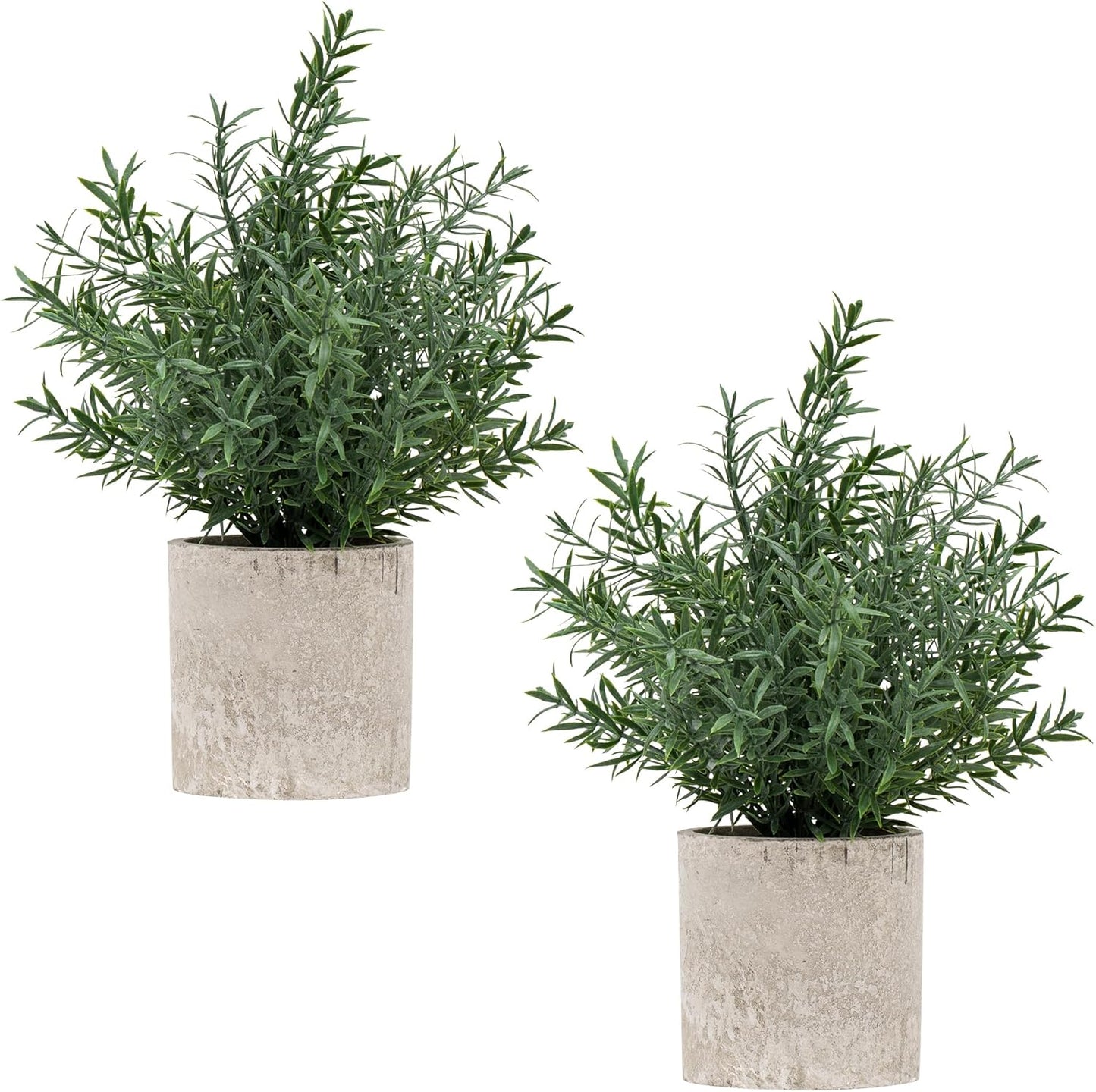 2 Pack Small Fake Plants Eucalyptus Potted Artificial Plants for Shelf Desk Home Bathroom Farmhouse Room Coffee Table Decor (Sage Green)